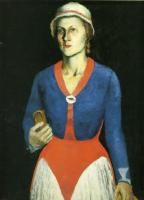 Kazimir Malevich - Portrait of the Artist Wife